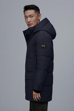 Chamarras Canada Goose Hombre Outlet - Emory Abrigos Black Label Azul Marino VT0893764